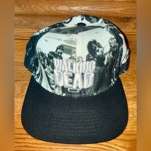 The Walking Dead Black and White SnapBack Cap
